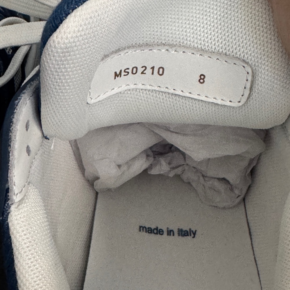 Louis Vuitton Trainer Monogram Blue Denim Virgil Abloh Era LV 8 (Fits US8.5-9.5) - Picture 9 of 11